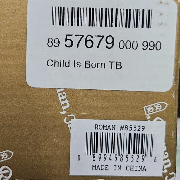 Roman, Inc. #85529 Child Is Born TB Glittery Wreath - Picture 15 of 16